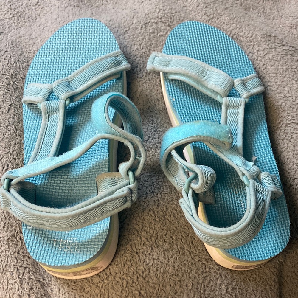 Light Blue sandals. Size 11. Great shape.